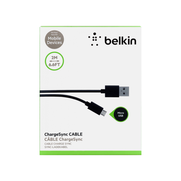Vervoer Nieuwsgierigheid aanvaardbaar Belkin Oplaadkabel USb - Micro USB 2 Meter / Voor meeste smartphones  Samsung Galaxy S1 / S2 / S3 / S4 /