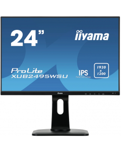 Iiyama ProLite XUB2495WSU-B1 24 Inch Monitor Full HD 1920 x 1200 | DisplayPort, HDMI, VGA | 60hz